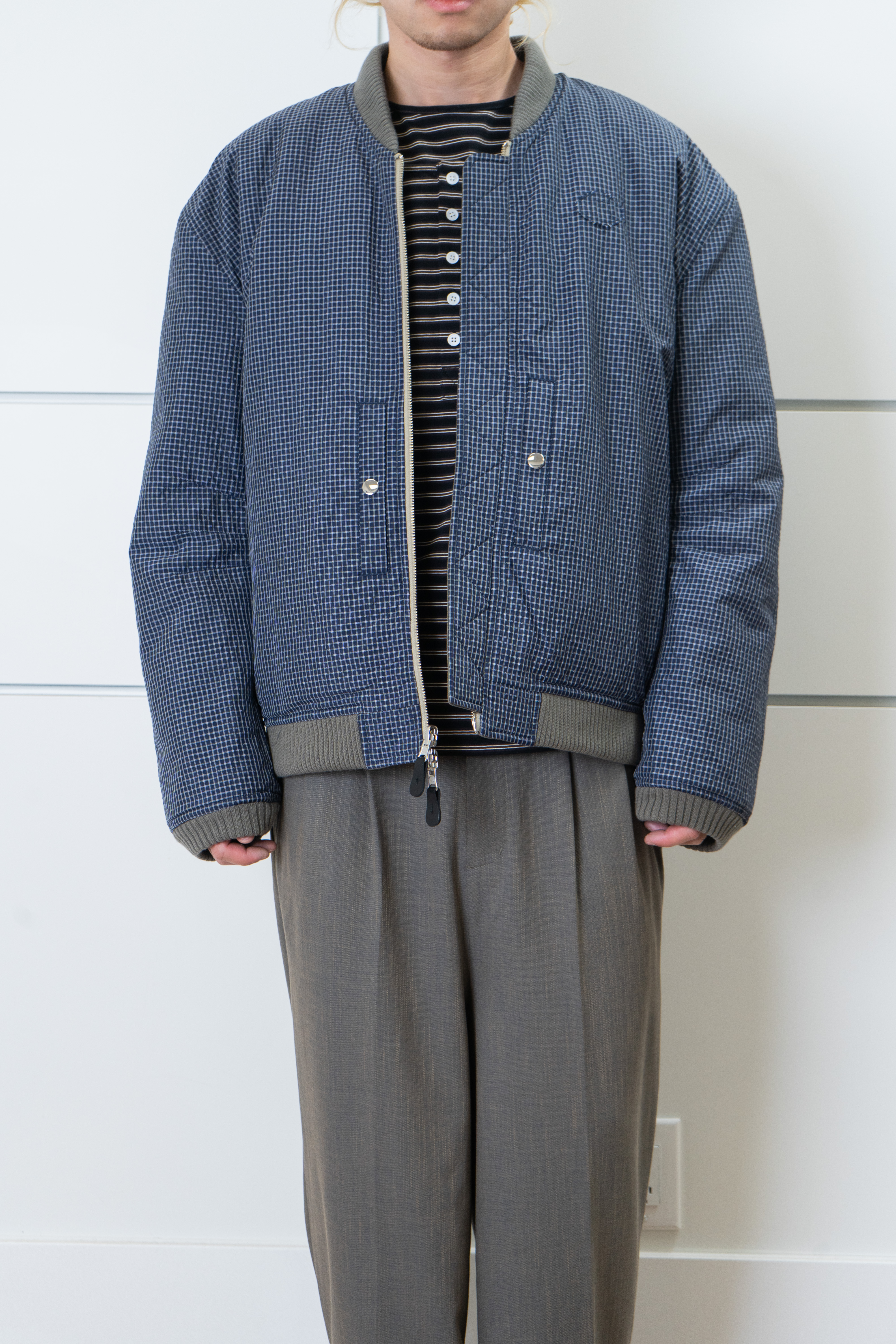 syuman Bomber Jacket - GREY