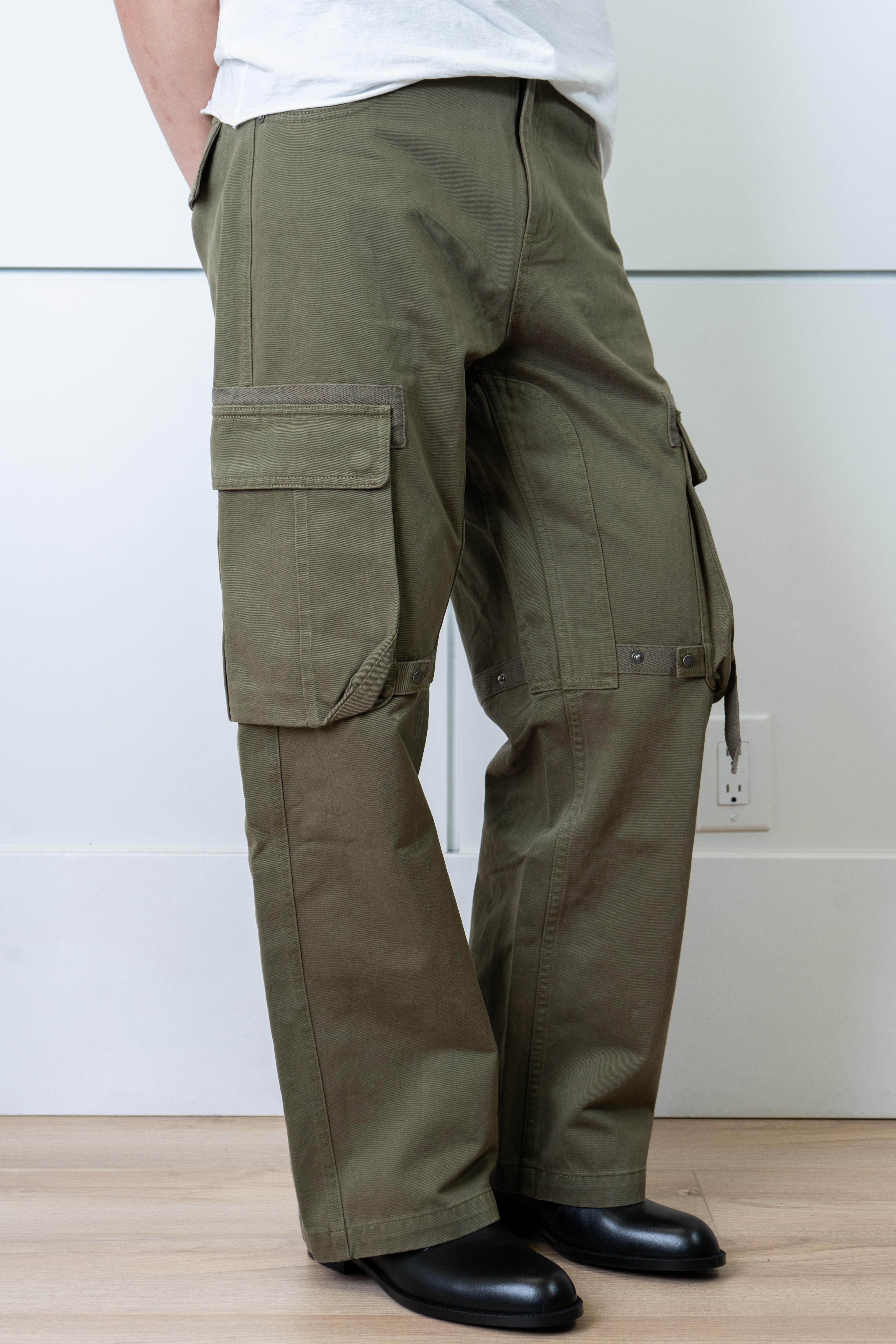 INSAIT CINCH CARGO PANTS OLIVE